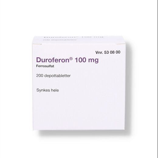 Duroferon 100 mg (2C4) 200 stk - dinApoteker.dk
