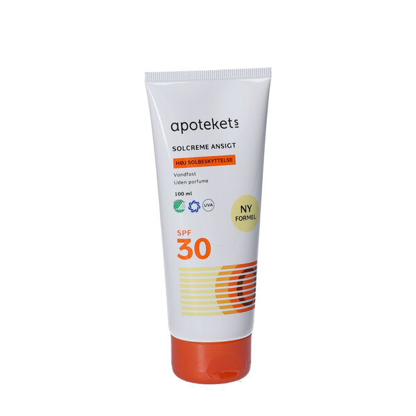 Apotekets Solcreme Ansigt SPF 30 (100 ml)