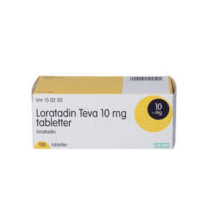 Loratadin "Teva" 10 mg 100 stk