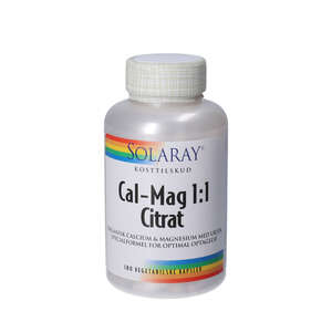 Solaray Cal-Mag 1:1 Citrat Kapsler
