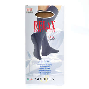 Solidea Relax Unisex Cotton Knæstrømper (XL/natur/lukket)
